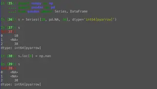 LernerPython blog, from Reuven Lerner: PyArrow dtypes in pandas: Nullable integers with pd.NA