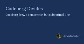 Armin Ronacher: Codeberg Divides